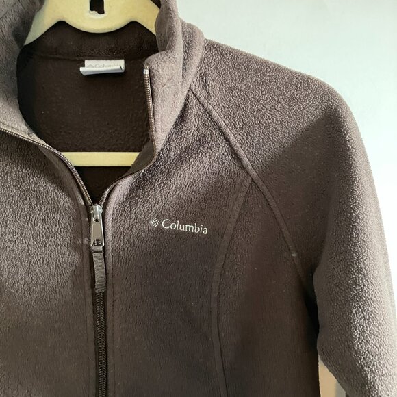 Columbia Brown Womens Fleece Zip Up Jacket - Size Small. - Picture 4 of 11